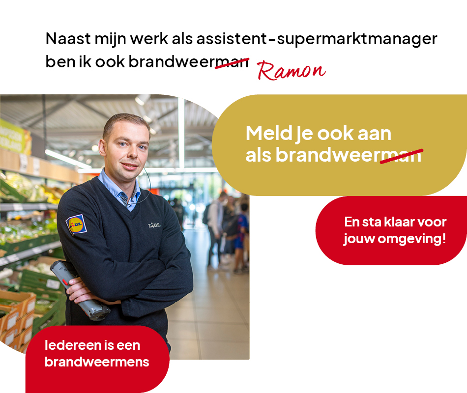 Ramon is brandweervrijwilliger in Veendam