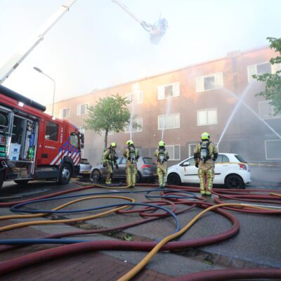 Brandweer blust brand in regio Haaglanden