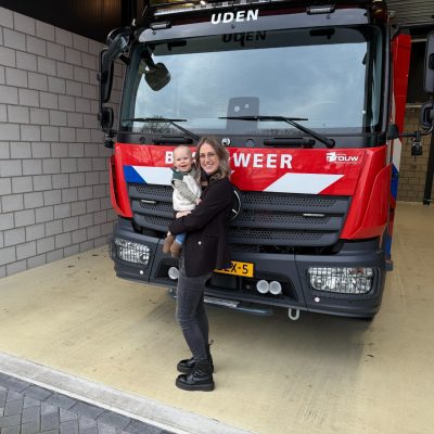 Elke Coppens brandweervrijwilliger en moeder
