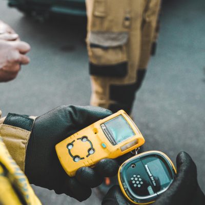 CO melder en multigasmeter. Foto door Jelle Swets