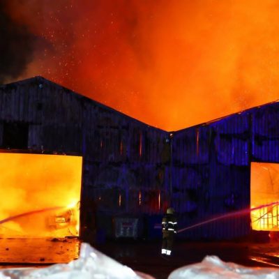 Brand, bijstand bij brand in Drunen