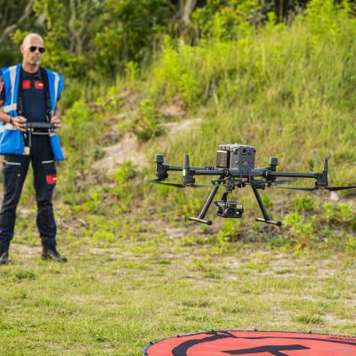 Natuurbrandoefening met Team Digitale Verkenning