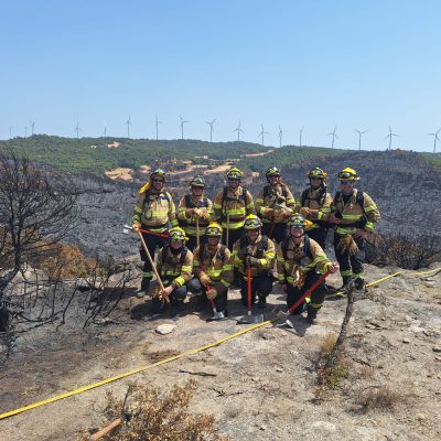 Brandweer Brabant-Noord leert van natuurbrandbestrijding in Spanje